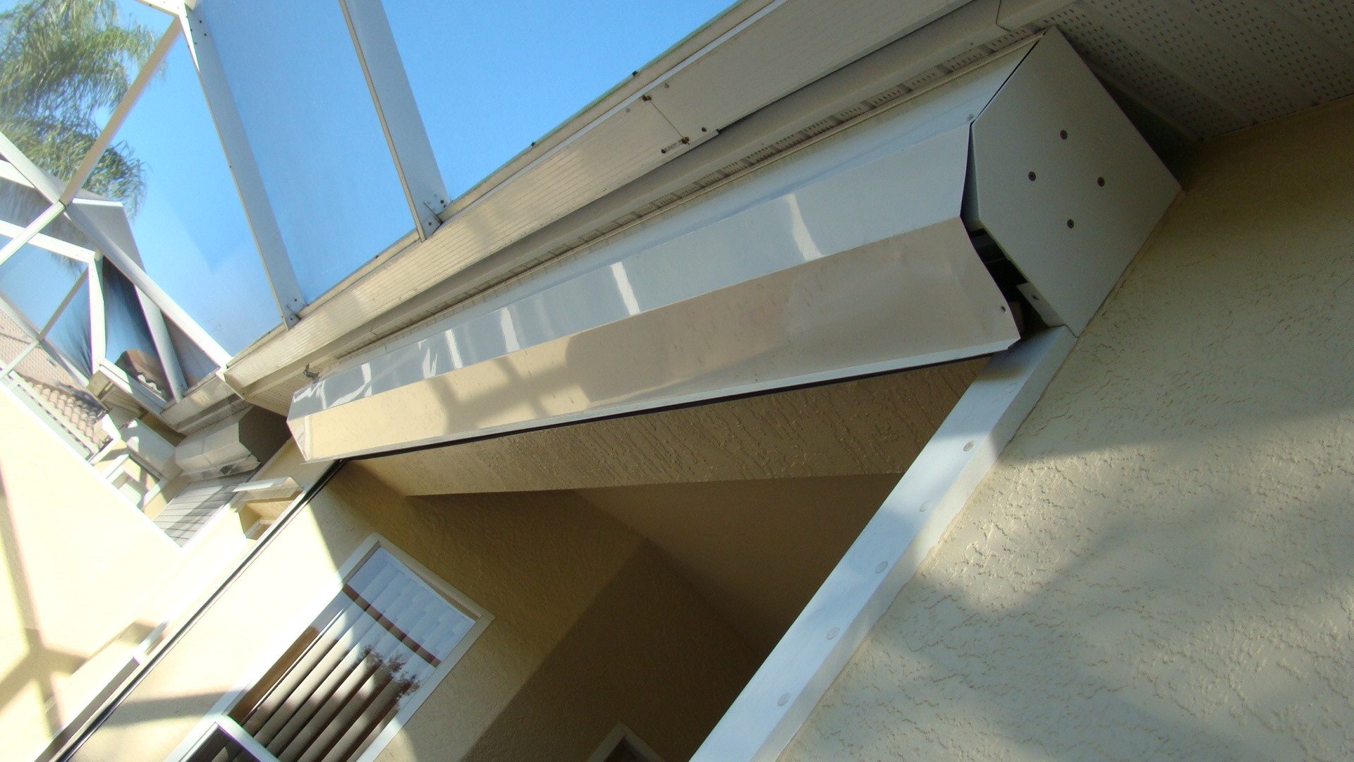 Hurricane shutter hardware repair